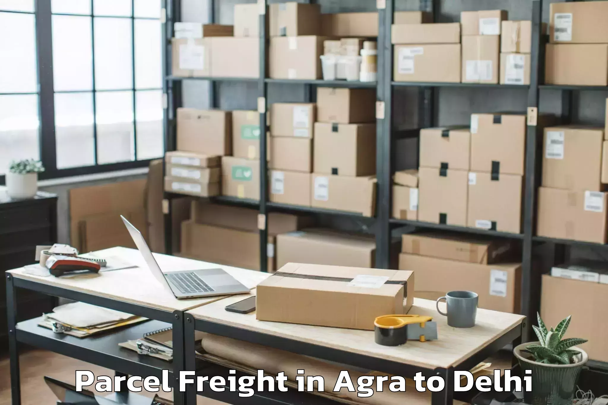 Leading Agra to Seema Puri Parcel Freight Provider